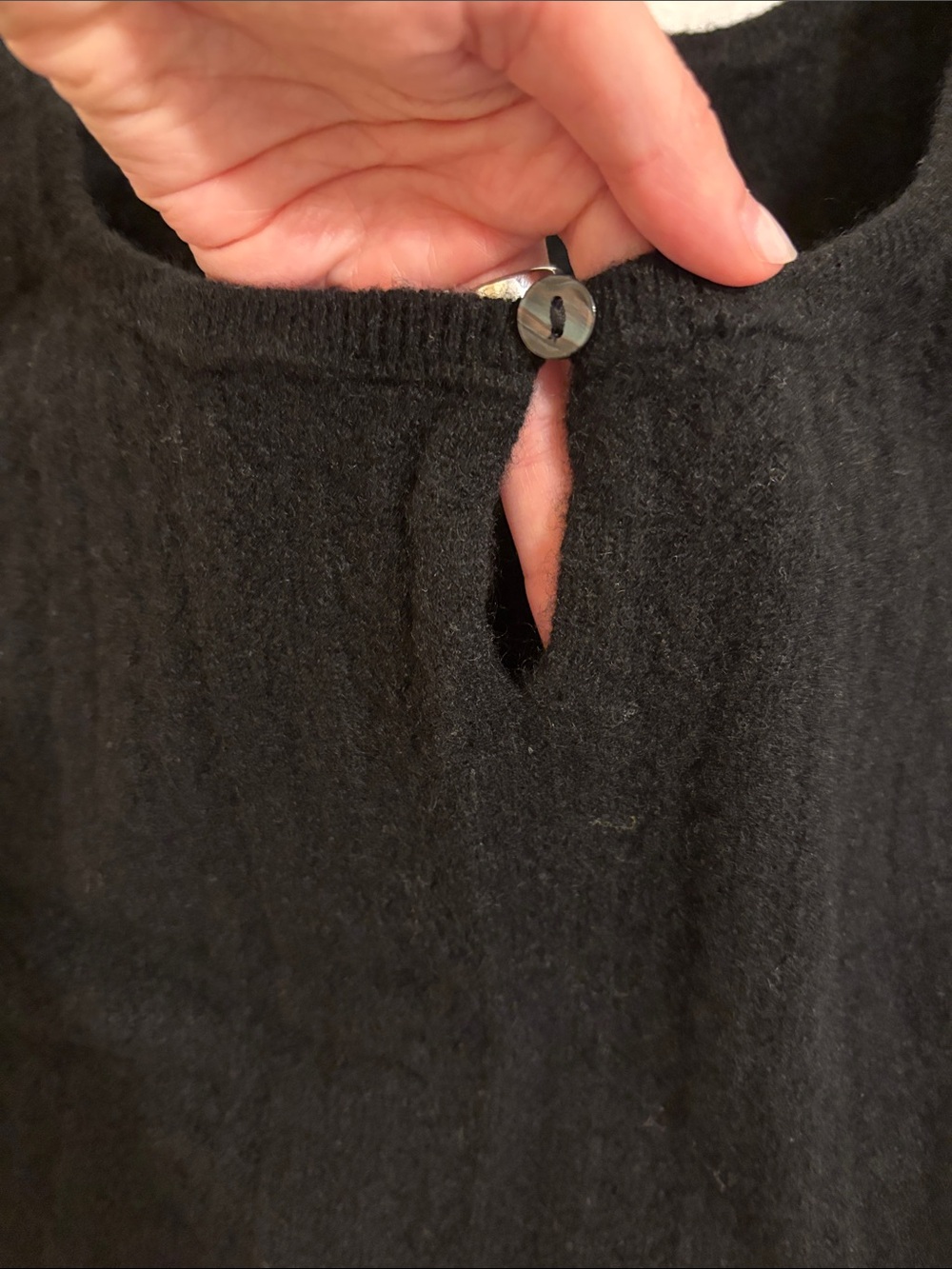 Free People cashmere pointelle top